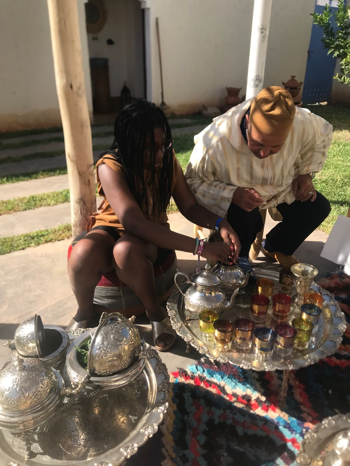 Moroccan couscous steaming technique cooking class traditional method